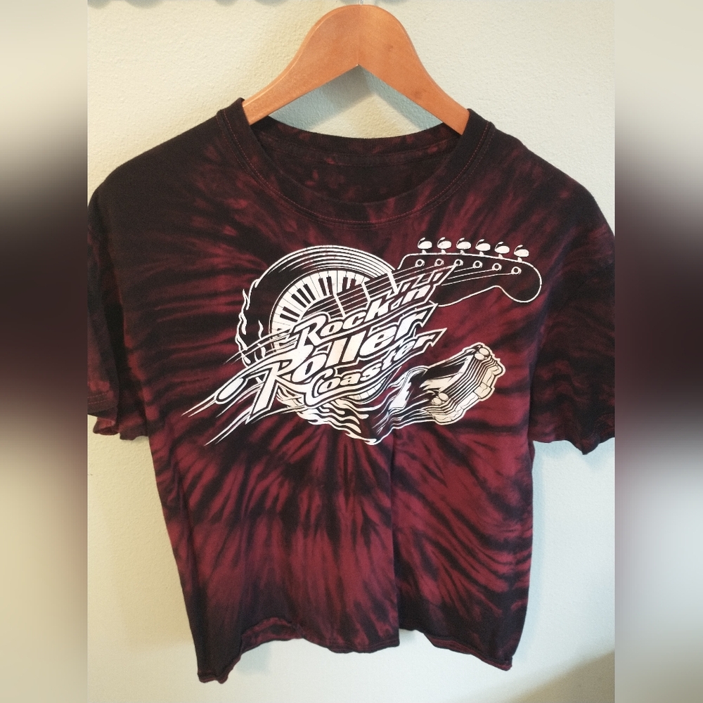 DISNEY "Rock'n Roller Coaster" Tie-Dye T-Shirt